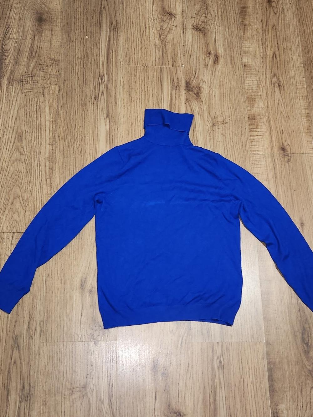 Women's Royal Blue Turtleneck Sweater